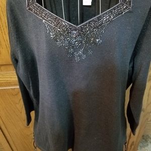 Emma James sweater with sequins XL